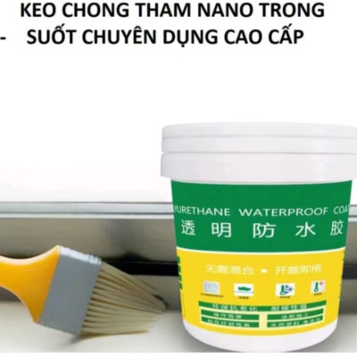 HỦ KEO QUÉT SIÊU CHỐNG THẤM NƯỚC TRONG SUỐT TRÊN MỌI BỀ MẶT CÔNG TRÌNH