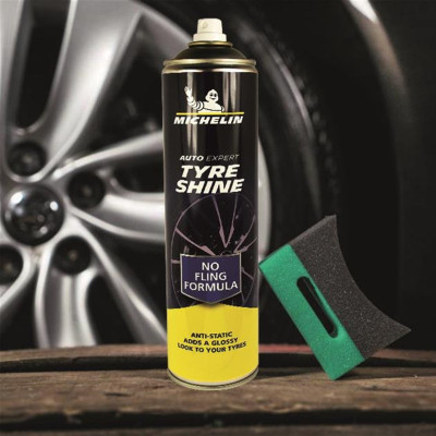 Chai xịt vệ sinh và bảo dưỡng làm bóng lốp ô tô Michelin W31432 -giảm nhiệt, ngăn ngừa nứt bánh xe, duy trì vẻ sáng bóng