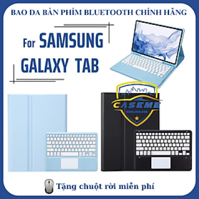 Bao Da Kèm Bàn Phím Bluetooth Có Trackpad Cho Samsung Galaxy Tab S7/S8/S9/S9 FE/S10 FE – Thiết Kế Tháo Rời, Kết Nối Nhanh - Hàng Chính Hãng