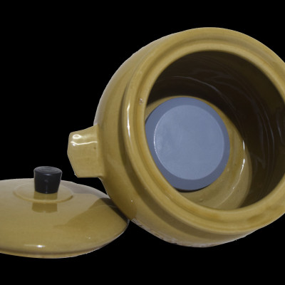 Nồi nấu nhanh NK07 vàng - Hàng chính hãng - Gốm sứ cao cấp  - Điện gia dụng