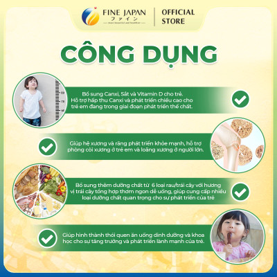 [Vị trái cây tổng hợp] Bột Canxi cá tuyết Bone