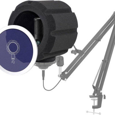 SOAIY Màn Chắn Lọc Âm Giảm Tiếng Ồn, Lọc Tạp Âm Cho Phòng Thu F2 - Hàng Nhập Khẩu