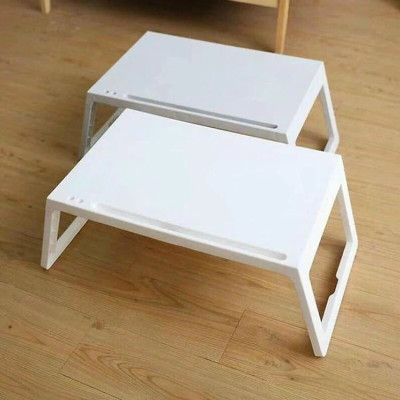 Bàn học nhựa gấp gọn  có khe cắm ipad ,bút bi ,