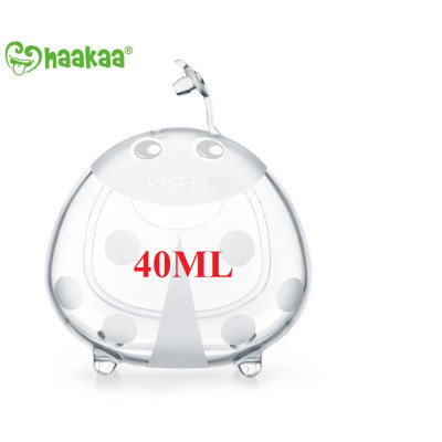 Miếng lót hứng sữa con bọ rùa HaaKaa. Dung tích 40ml và 75ml. Chất liệu silicone cao cấp, an toàn. Không chứa BPA, PVC và phthalate