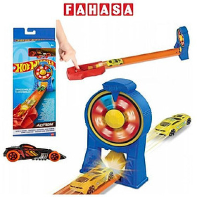 Đồ Chơi Bệ Phóng Vòng Xoay May Mắn Hot Wheels HDR81/FWM85
