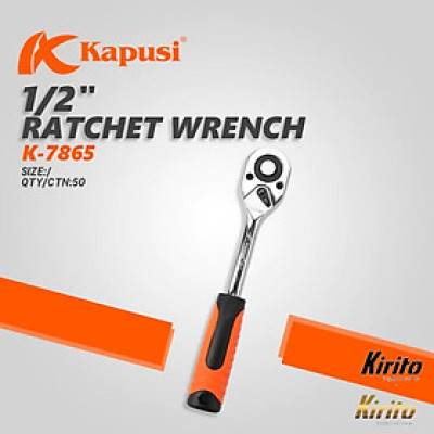 Cần siết lực tự động hai chiều 1/2 inch Kapusi, tay khẩu vặn nhanh 1/2 250mm k7865
