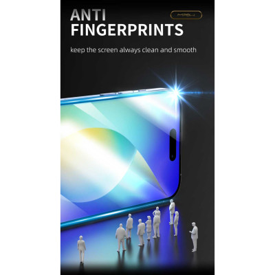 Miếng Dán Kính Cường Lực Trong Suốt Mipow KingBull Dành Cho iPhone 15 Pro Max / 15 Pro / 15 Plus / 15, HD PREMIUM SILK - HÀNG CHÍNH HÃNG