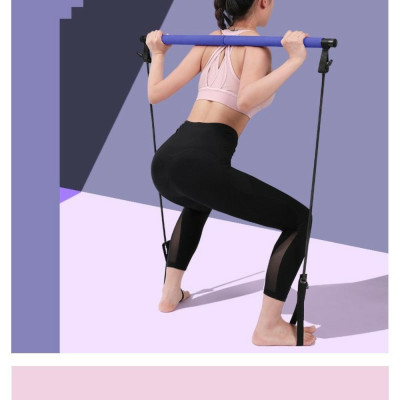 Thanh Tập Pilates Valeo Có Dây Kháng Lực Tập Tay Lưng Ngực Mông Chân Đùi Toàn Thân Đa Năng Cao Cấp