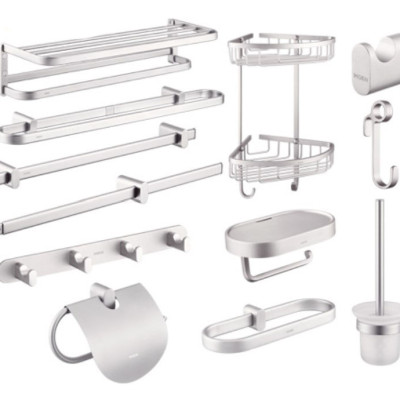 Thanh vắt khăn đơn nhà tắm 50cm dòng Alisa Moen - ACC2413