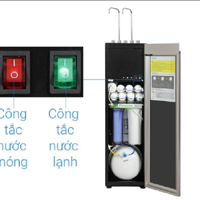Máy lọc nước RO nóng nguội lạnh Hydrogen Kangaroo 12 lõi KG12A8S -HÀNG CHÍNH HÃNG - CHỈ GIAO HCM