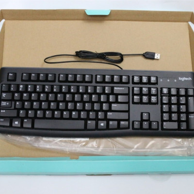 Bộ bàn phím và chuột máy tính có dây Logitech B100/ K120- Hàng chính hãng