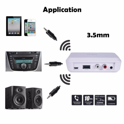 Hàng Chính Hãng - Thiết Bị Nhận Bluetooth B10 Bluetooth 4.1 Phạm Vi Kết Nối 10m Hỗ Trợ NFC Chip Giải Mã Cao Cấp Kết Nối Linh Hoạt 3.5mm AV Giảm Thiểu Tiếng Ồn Nhựa ABS - Kết Nối Dễ Dàng, Tiết Kiệm Điện Năng, Âm Thanh Sống Động - ROGTZ