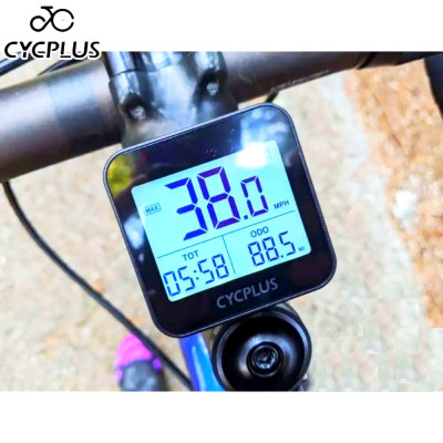 Đồng Hồ Tốc Độ Xe Đạp Cycplus G1 GPS Speedometer LCD 2.0" FSTN Auto Backlight IPX6 Chống Nước Chống Trầy Xước