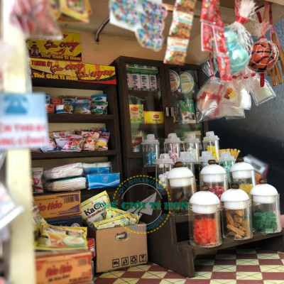 MÔ HÌNH TỰ LẮP RÁP DIY SÀI GÒN XƯA VÀ NAY - TIỆM SẠP KHÔ - SG01