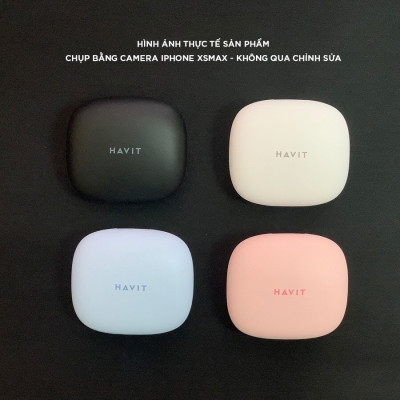 Tai Nghe True Wireless Havit TW959, Bluetooth 5.1, Độ Trễ Tới 0.065s, Kháng Nước IPX4, Pin Tới 20H - Hàng Chính Hãng