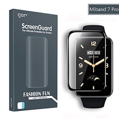 Dán màn hình 3D GOR cho Đồng Hồ Xiaomi Miband 7 / Xiaomi Smart Band 7 Pro/ Miband 8/ Mi band 9/ Mi band 10/ Miband 6 (Bộ 2 Miếng) - Hàng Chính Hãng