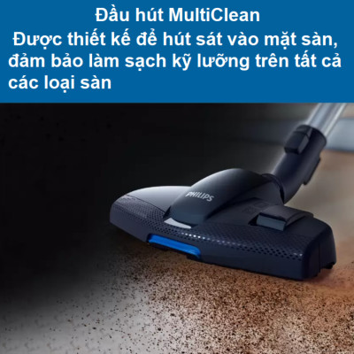 Máy hút bụi không túi PowerPro Compact. Thương hiệu Hà Lan cao cấp Philips - FC9351/82. Hàng chính hãng bảo hành 2 năm