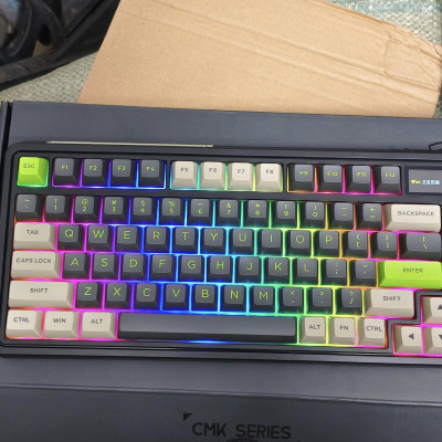 [Mới, hàng chính hãng] Bàn phím cơ FL-Esports CMK75SAM Lake Placid Blue/Desert Grey