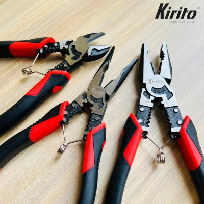 Bộ Kìm Đa Năng Kirito Japan CR-V – Tuốt, Cắt, Uốn Dây | Siêu Bền, Tiết Kiệm 30% Lực có lò xo