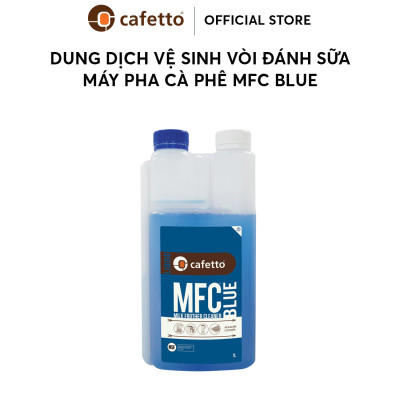[Hàng chính hãng] Dung dịch vệ sinh vòi đánh sữa máy pha cà phê Cafetto MFC Blue (1 lít)