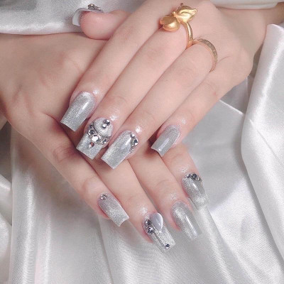 Sơn Gel Mắt Mèo Kim Cương Huaxi 9D Cao Cấp Lấp Lánh, Sơn Nhũ Vàng Bạc Cầu Vồng Làm Nail Gel Mắt Mèo Nail Phương Miu Nữ