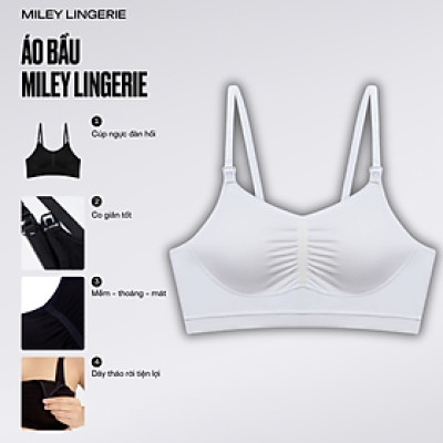 Áo Lót Bra Cho Nữ Vải Sợi Bamboo Từ Thiên Nhiên Mút Mỏng Miley Lingerie - BRB03