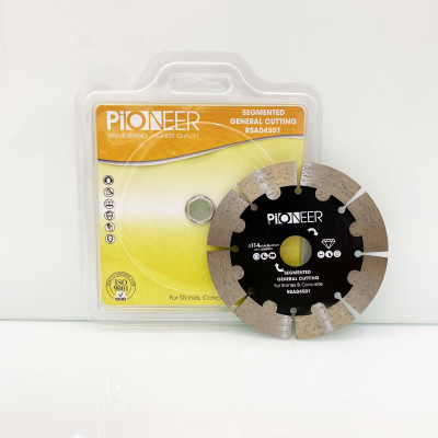 LƯỠI CẮT GẠCH - ĐÁ RSA04501 08 răng đường kính phi Ø 114mm chuyên cắt gạch, đá chất lượng cao chính hãng