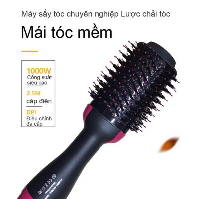Lược Điện Sấy Tạo Kiểu Chuyên Nghiệp 3in1, Lược Điện Chải Tóc Cực Nhanh, Đa Năng - HÀNG CHÍNH HÃNG MINIIN