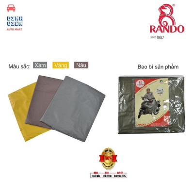  Áo mưa Rando Poncho Cosy “Không ướt ống quần” với thiết kế thông minh giúp bạn không bị ướt ống quần