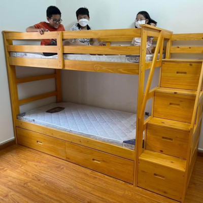 Giường 3 Tầng 165 (Vàng)