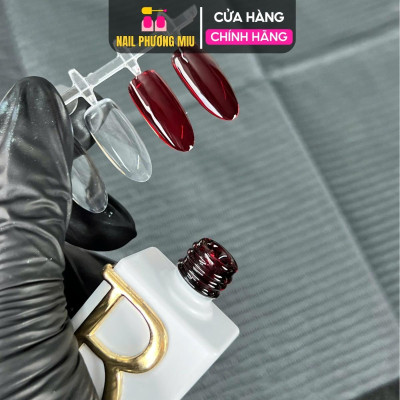 Sơn Thạch Đỏ Rượu Vang CR Số 10 Chai 15ml Cao Cấp Dirse Đỏ Vang Rực Rỡ Làm Nail Không Quá Đặc, Lên Màu Chuẩn Nữ