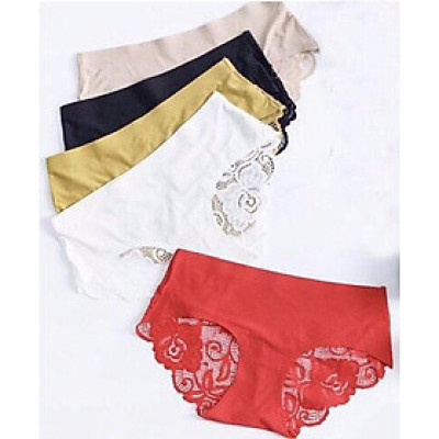 COMBO 05 QUẦN LÓT NỮ SU PHỐI REN SAU SIÊU ĐẸP QL1305 (Màu ngẫu nhiên)