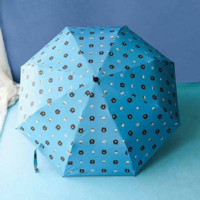 Ô Dù Hình Gấu Nhiều Màu Gấp Gọn Có Túi Đựng Chống Tia UV Và Chống Thấm Nước Cực Tốt (Giao Mẫu Ngẫu Nhiên)