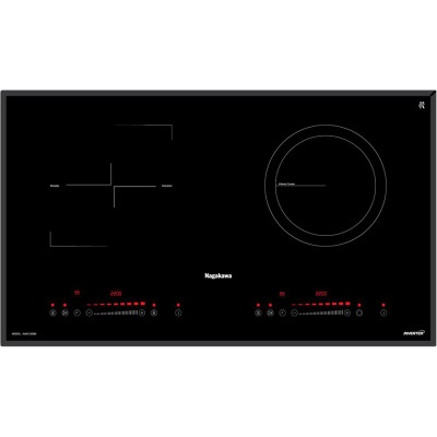 Bếp Âm Đôi Từ Hồng Ngoại Premium Nagakawa NAG1252M - Hàng Chính Hãng