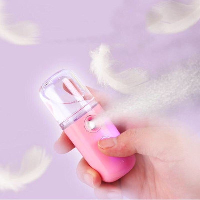 Dụng cụ trang điểm làm đẹp _ Xịt khoáng nano mini cầm tay , xịt  phun sương mặt , cấp ẩm , mịn màng ,mát mẻ , không bị khô ,hợp với người ngồi văn phòng , thiết kế nhỏ gọn dễ mang theo mọi nơi