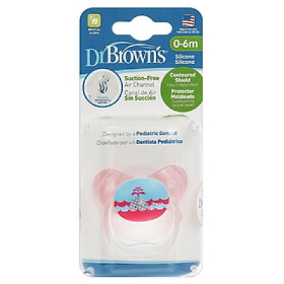 [ PV11307 ] Ty ngậm đơn Prevent chỉnh nha, chống vẩu Dr.Brown