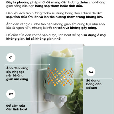 Đèn khuếch tán hương thơm Yankee Candle - Modern Cottage