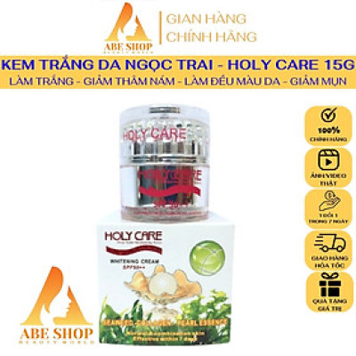 Kem HOLY CARE Ngọc Trai 15g - Làm Trắng - Chống Nhăn - Ngừa Lão Hóa - Giảm Mụn