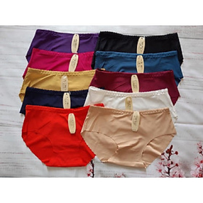 Quần Lót Nữ - 5 Quần Su Lạnh Rẻ - giao màu ngẫu nhiên
