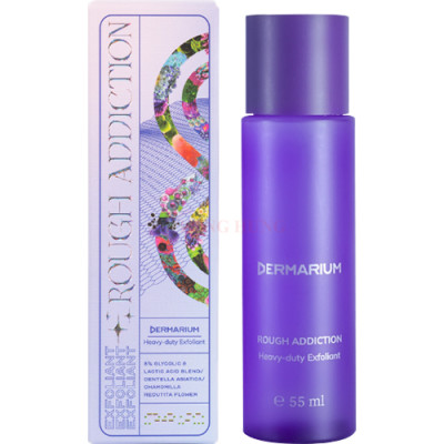Tẩy tế bào chết Dermarium Rough Addiction 8% Glycolic + Lactic Acid (55ml/150ml) - Hàng chính hãng