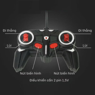 Xe Ô Tô Điều Khiển Từ Xa, Xe Ô Tô Biến Hình Thành Robot, Đồ Chơi Thông Minh, Đồ Chơi Trẻ Em HT SYS