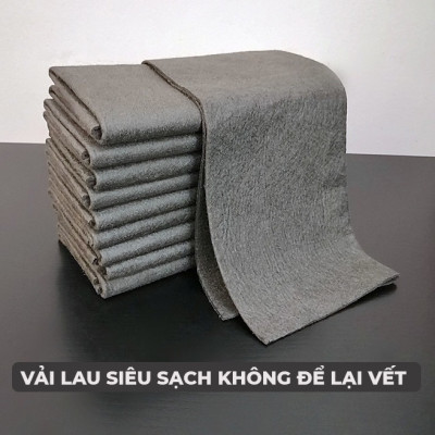 Khăn Lau Kính Nano Ma Thuật Lau Mọi Vết Bẩn Siêu Sạch Không Để Lại Vết Nước Chống Bám Bụi Chuyên Dụng - Khăn Lau Xe Oto Chuyên Dụng - HÀng Chính Hãng MINIIN