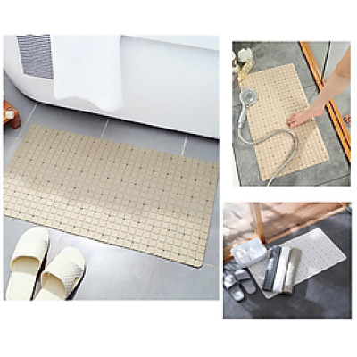 Thảm Lót Chân Nhà Tắm 70cm Cao Su Chống Trơn Trượt - Miếng Lót Sàn Phòng Tắm Ô Vuông Silicon