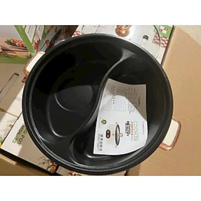 Nồi Lẩu 2 Ngăn và lẩu kèm hấp, nồi bí ngô Misu Loui Nấu Lẩu Chua Cay Tiện Lợi