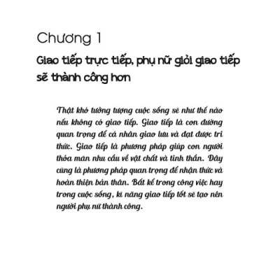 Tâm Lý Học Giao Tiếp Dành Cho Phái Nữ