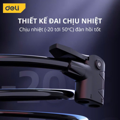 Bơm Xe Đạp Deli Đạp Chân, Tay Chính Hãng - Siêu Nhẹ, Dễ Dàng Di Chuyển - Áp Suất Cao - DL880002|4|5|6