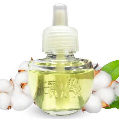 Chai tinh dầu cắm điện Air Wick Refill AWK3172 Cotton & Crisp Air 19ml (Hương hoa bông), sử dụng điện 220V