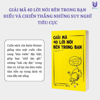 Sách - Giải Mã 40 Lời Nói Bên Trong Bạn: Hiểu Và Chiến Thắng Những Suy Nghĩ Tiêu Cực - Bizbooks