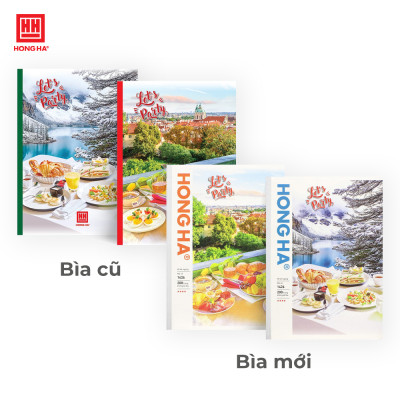 Vở kẻ ngang 200 trang Hồng Hà Let