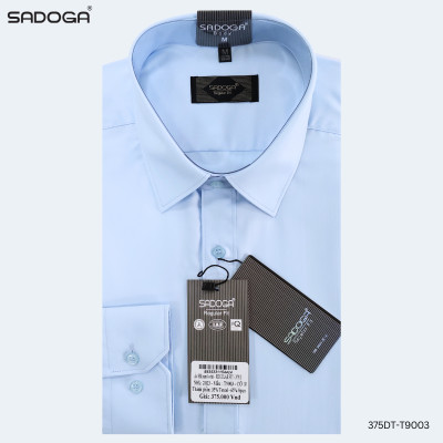 Áo Sơ Mi Sadoga Mềm Mại, Chất Liệu Thoáng Khí, Siêu Mát, Áo Sơ Mi Dài Tay T9003
